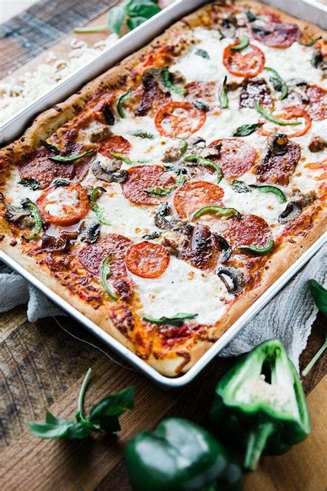 sheet pan sicilian pizza recipe